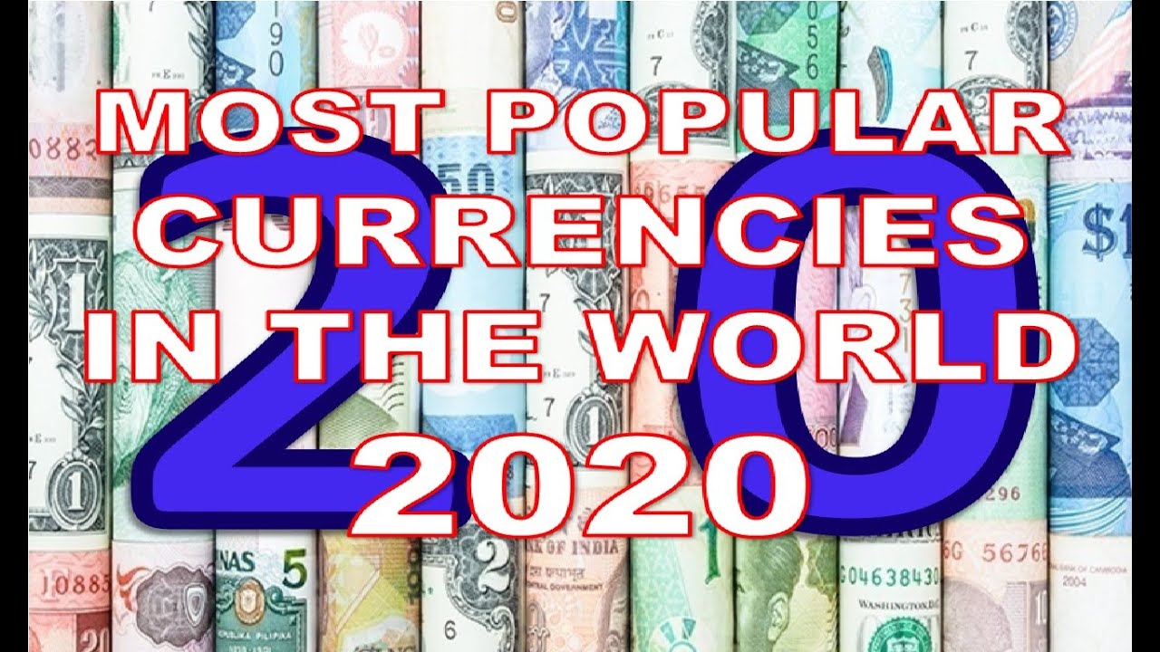 20 Most Popular Currencies of the World 2020