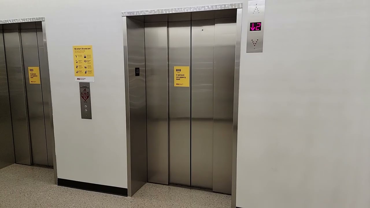 2021: Kone Traction Elevators Hayden Library Arizona State University (ASU) Tempe Phoenix, AZ