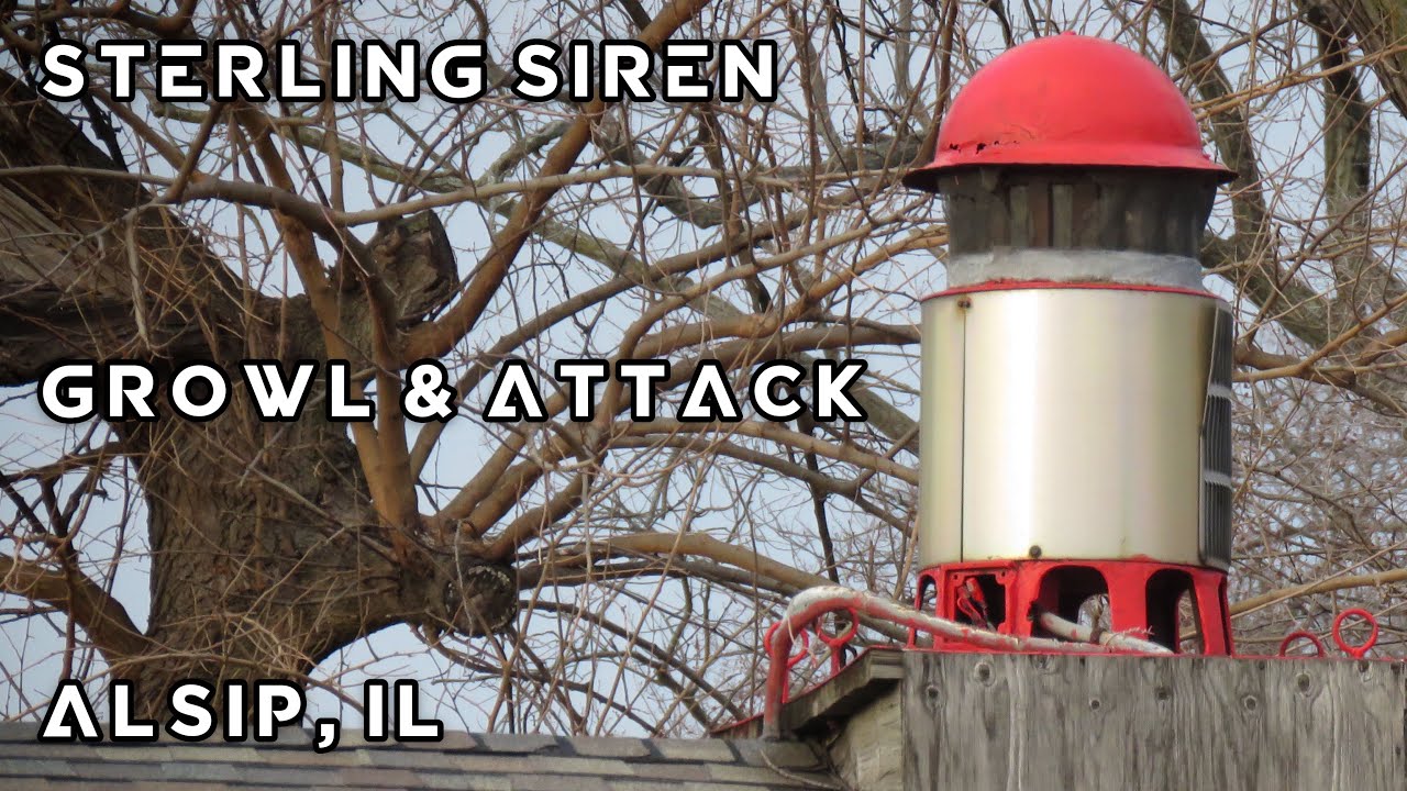 Sterling K3/K5 Siren Test, Growl & Attack, Alsip, IL