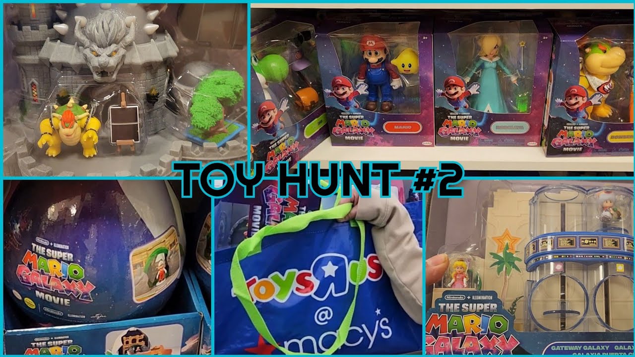 Found Playsets + Figures! Super Mario Galaxy Movie Jakks Merch Hunt #2 