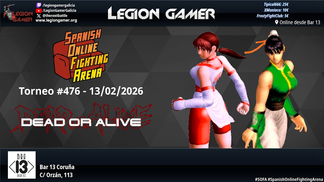 Spanish Online Fighting Arena #476 - Dead or Alive