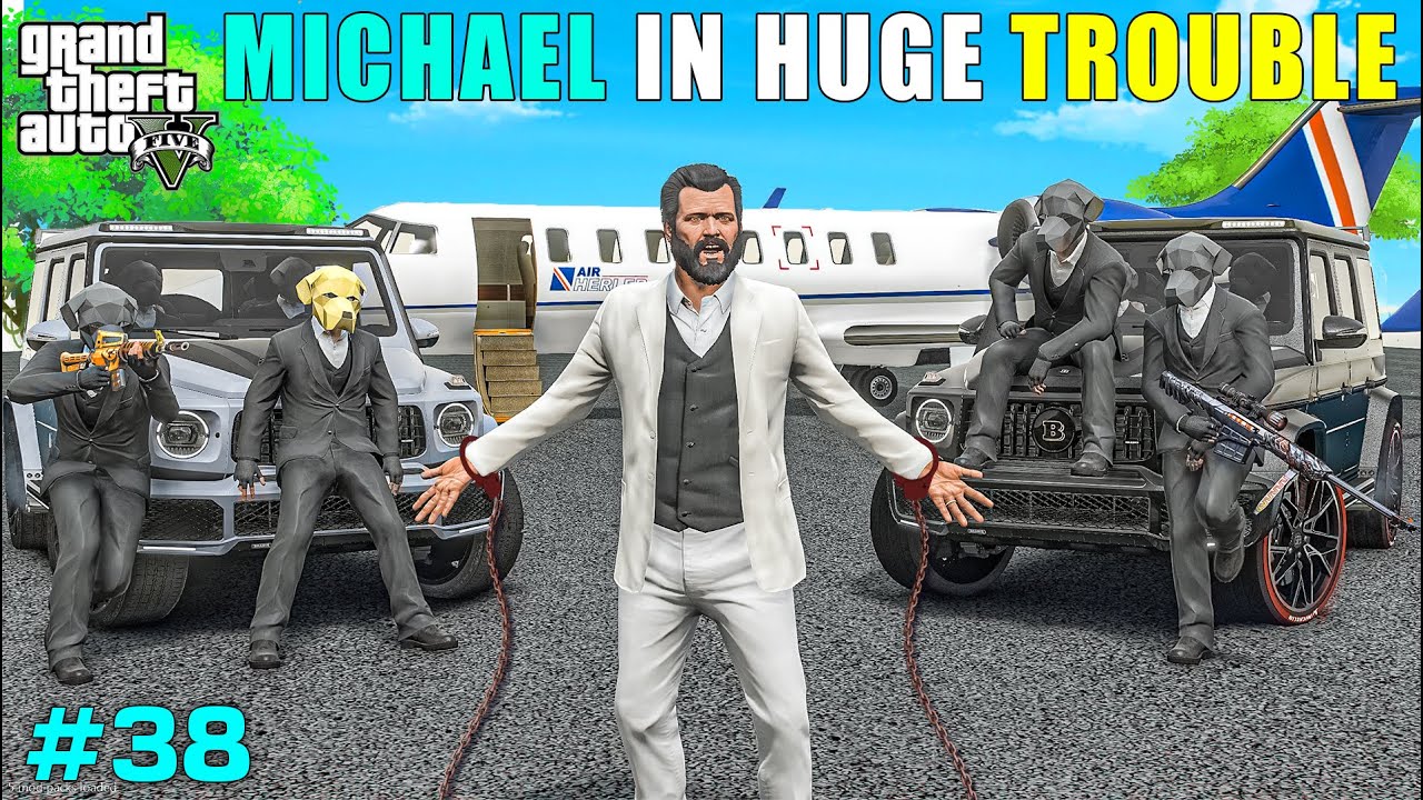 MICHAEL GOT TRAPPED IN LIBERTY CITY | GTA V GAMEPLAY