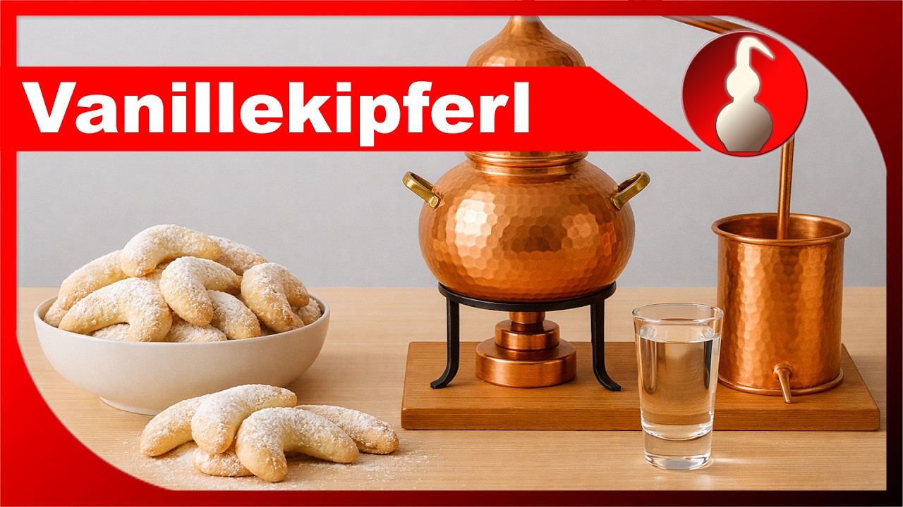 Selber Schnaps brennen aus Vanillekipferl - funktioniert das? Schnaps brennen als Hobby - diSTILLed