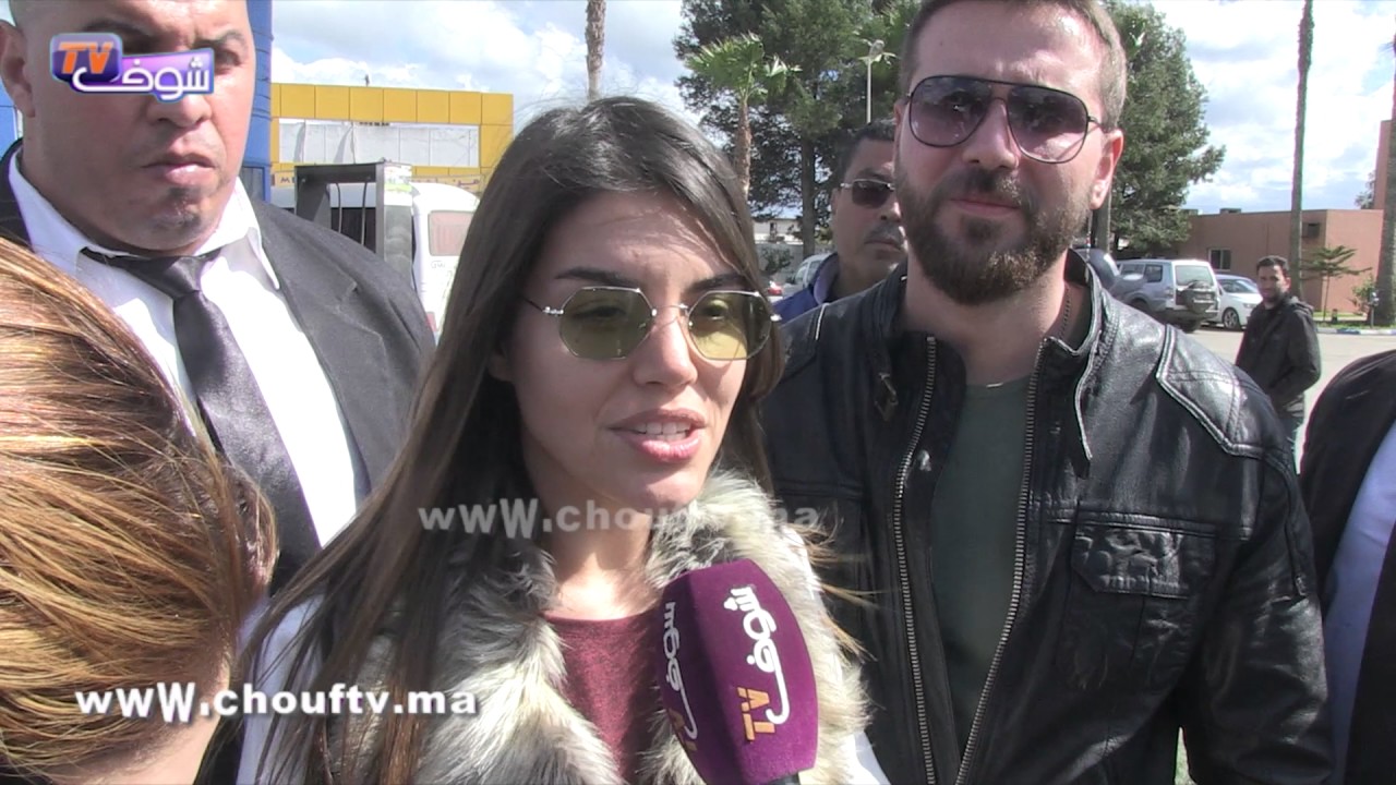 أول تصريح لبطلي مسلسل سامحيني ''منار و زوجها'' لحظة وصولهم إلى المغرب