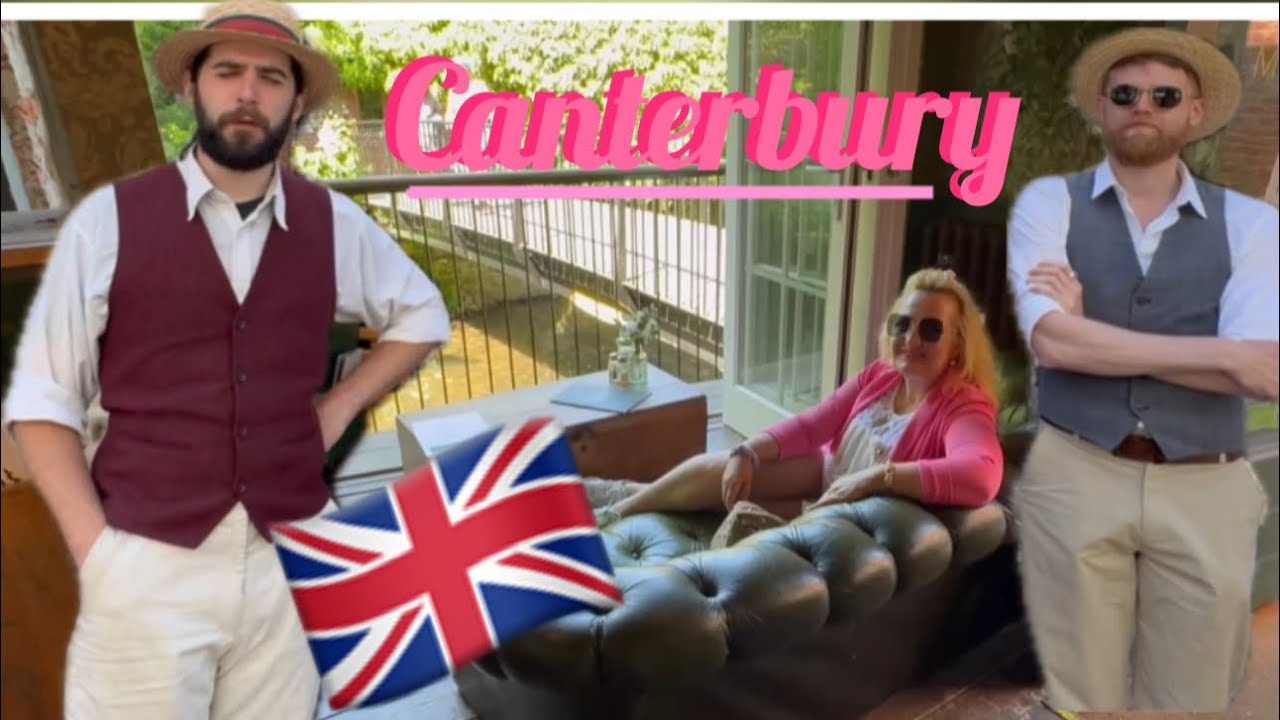 #UK🇬🇧Itt‼️minden több szàz èves‼️Csónakkal mentünk vègig a vàroson ⁉️ #canterbury ❤️#travel #hungary