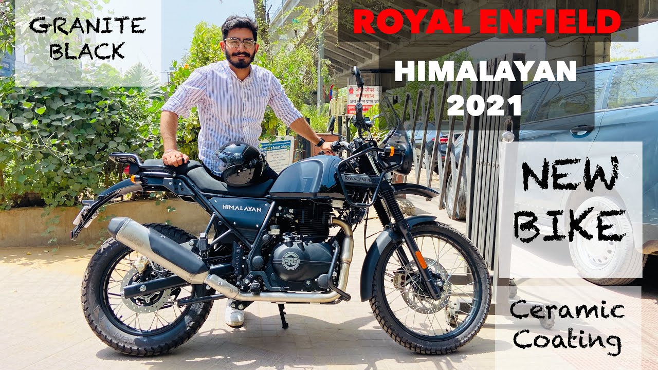 New bike first started by Mom♥️||Himalayan 2021 Delivery|| BS6|| Granite Black 🖤