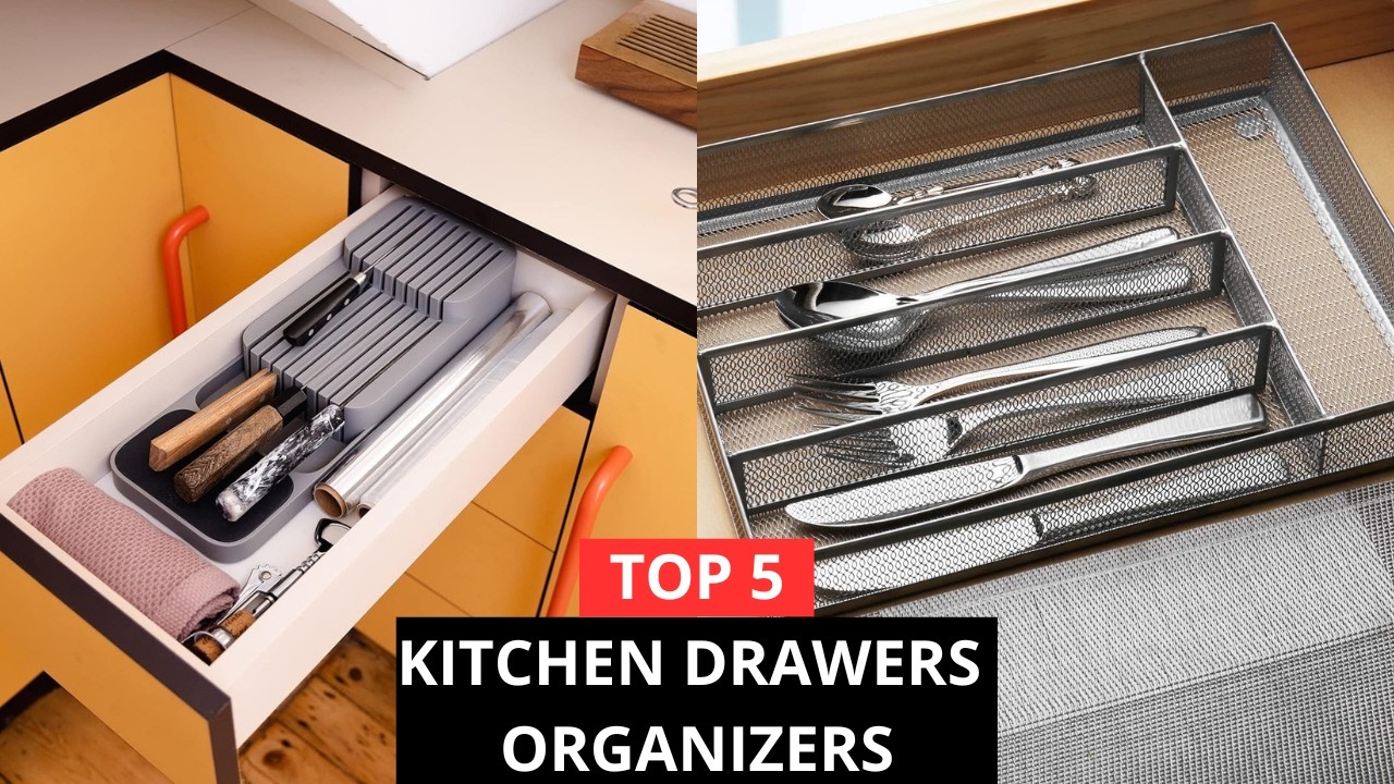 🔥5 Best Kitchen Drawers Organizers on Amazon | Kitchen Organization Ideas