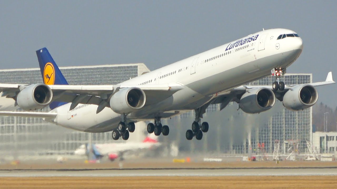 [4K] Testflight! | Lufthansa Airbus A340-600 (D-AIHV) Departure and Arrival at Munich Airport!
