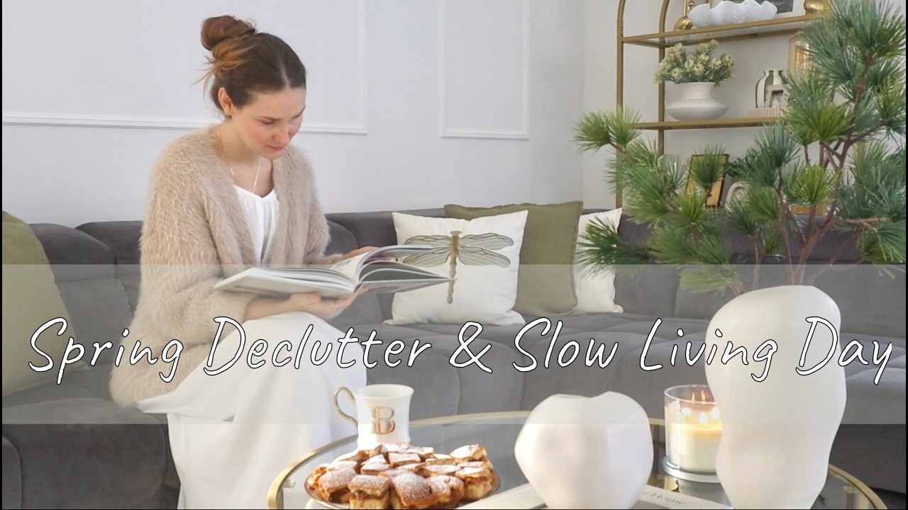 Slow Living Spring Reset 🌿 | A Cozy Declutter Day at Home