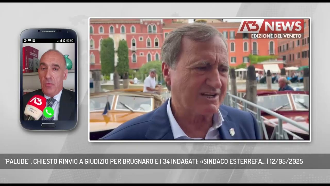 “PALUDE”, CHIESTO RINVIO A GIUDIZIO PER BRUGNARO E I 34 INDAGATI: «SINDACO ESTERREFA... | 12/05/2025