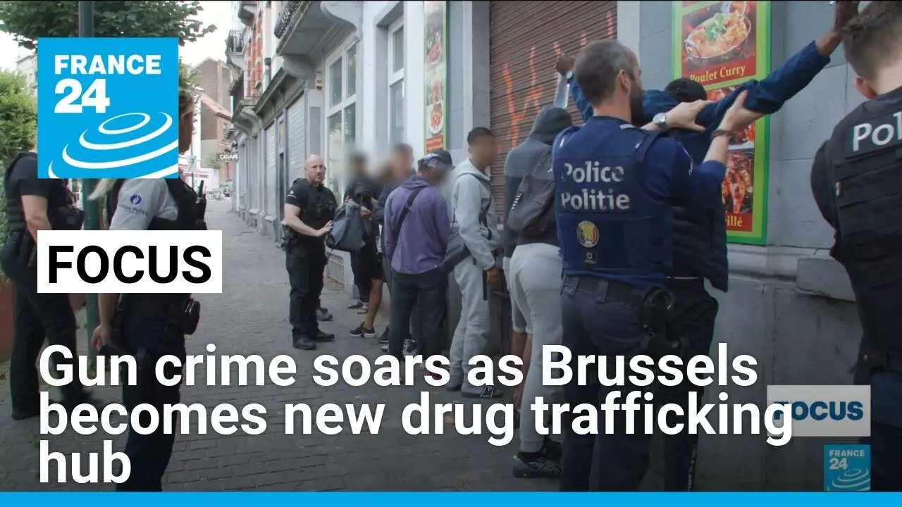 Gun crime soars as Brussels becomes new drug trafficking hub • FRANCE 24 English