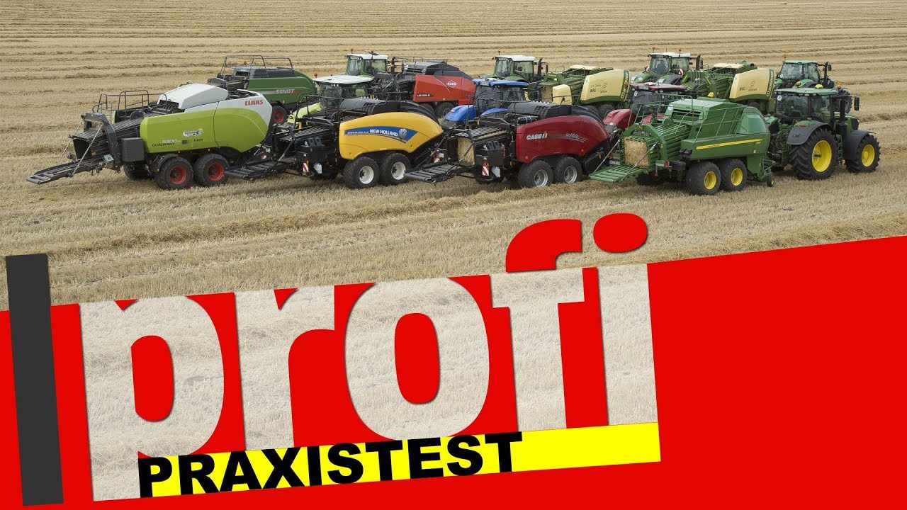 Sieben Großballenpressen im Vergleich - profi Praxistest