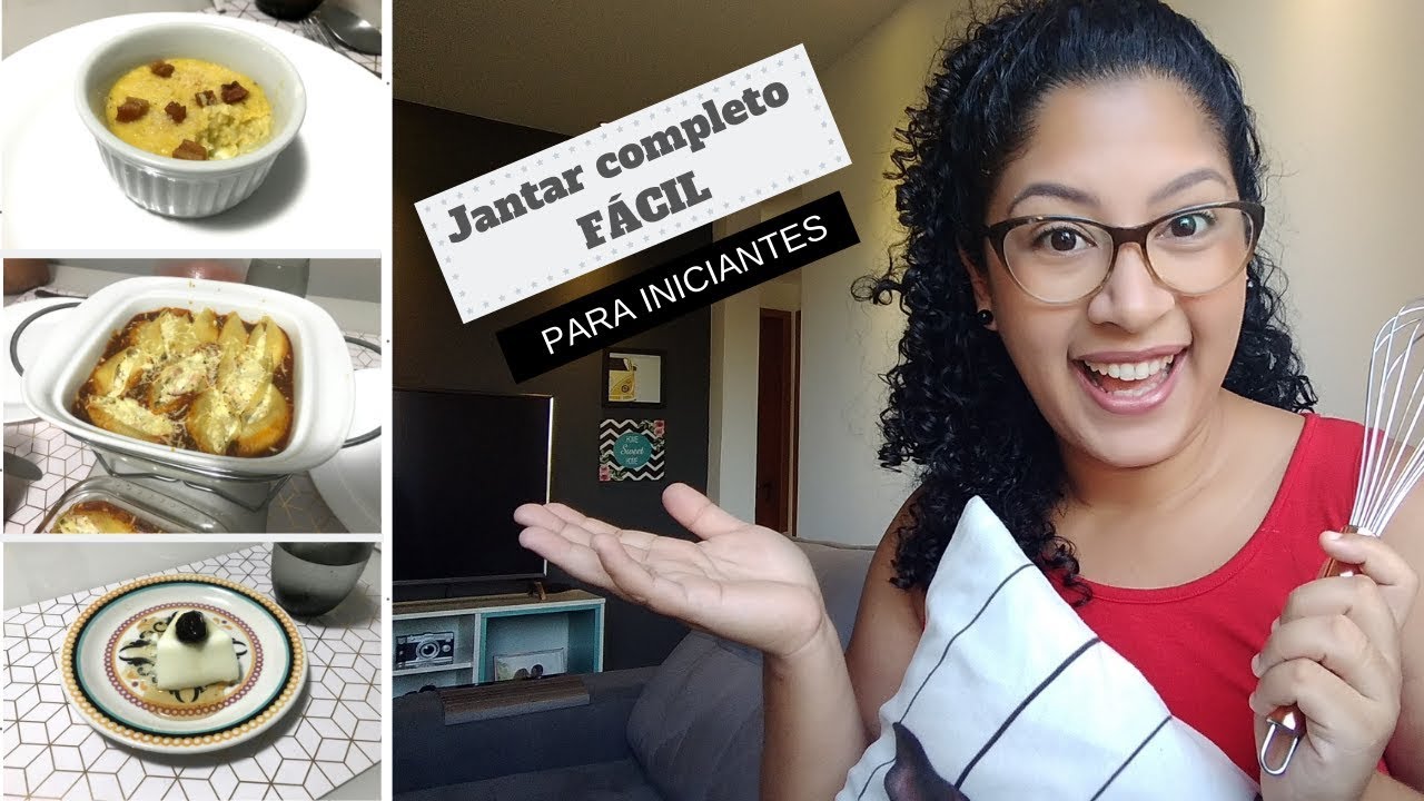JANTAR COMPLETO F&Aacute;CIL PARA INICIANTES NA COZINHA #VLOG - Simplifique com Dani Brito
