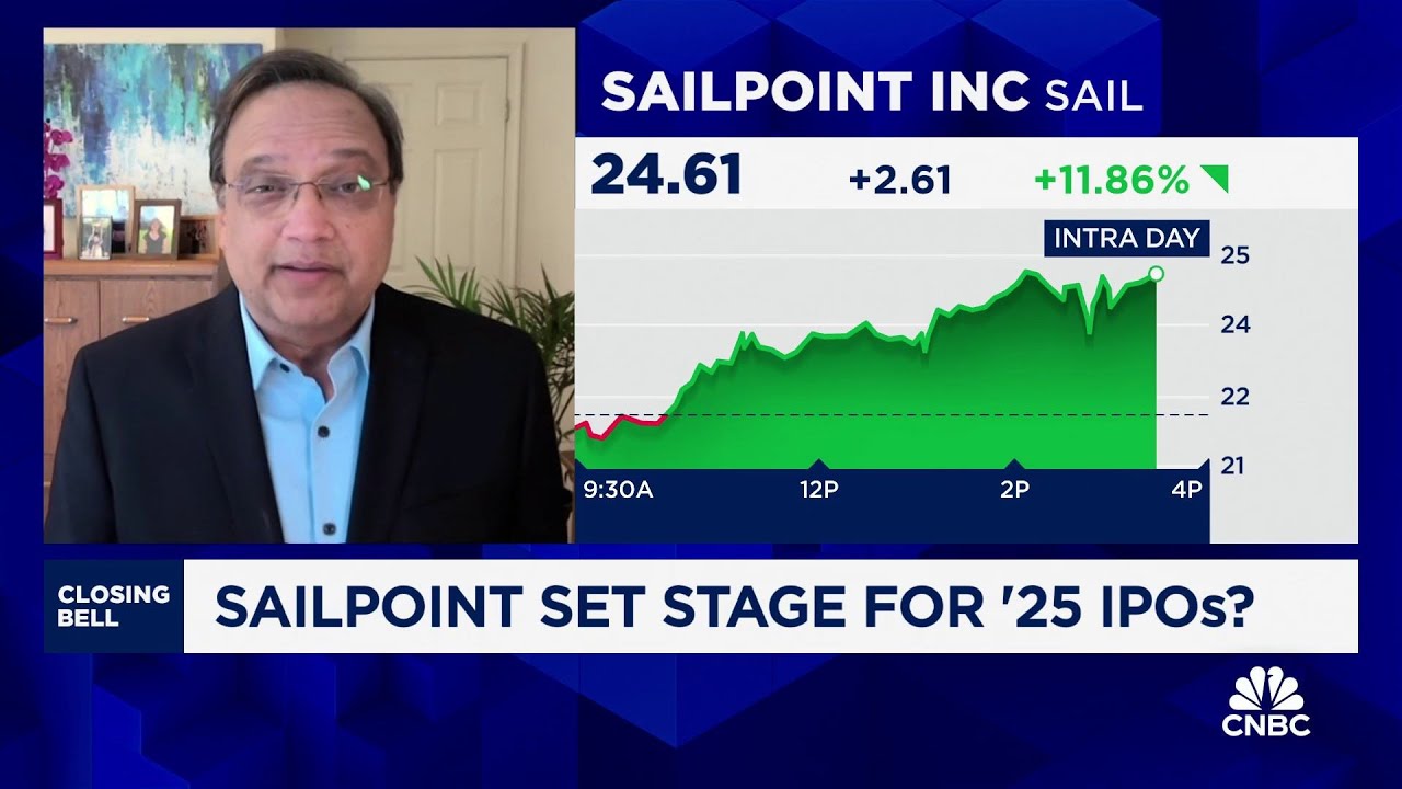 Sailpoint is a good setup for tech IPOs in 2025, says Manhattan Venture's Santosh Rao