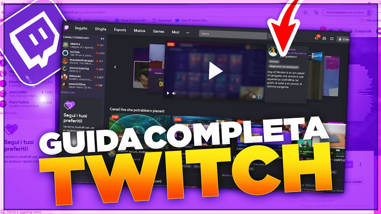 Guida Completa Twitch - Come creare un Canale Twitch da 0