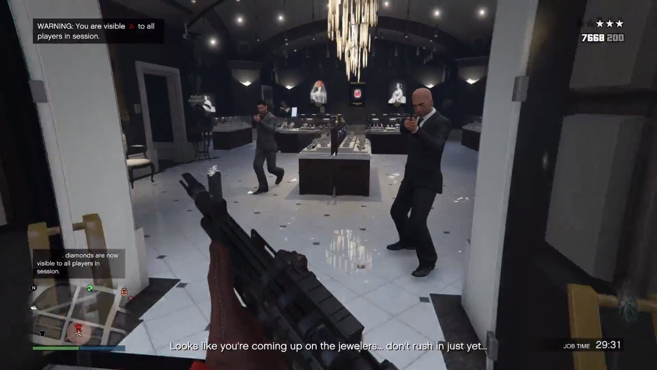 GTA Online: Diamond Shopping in 01:23 (w/ Speed Glitch)