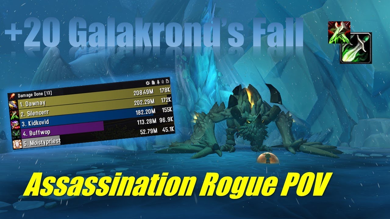 +20 DOTI Galakrond's Fall Assassination Rogue POV - Dragonflight 10.2