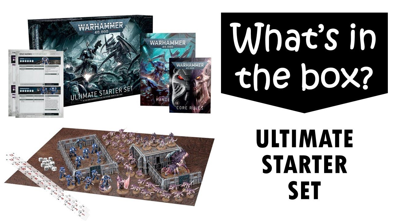 Ultimate Warhammer 40k Starter Set - Unboxing and review - 10th edition