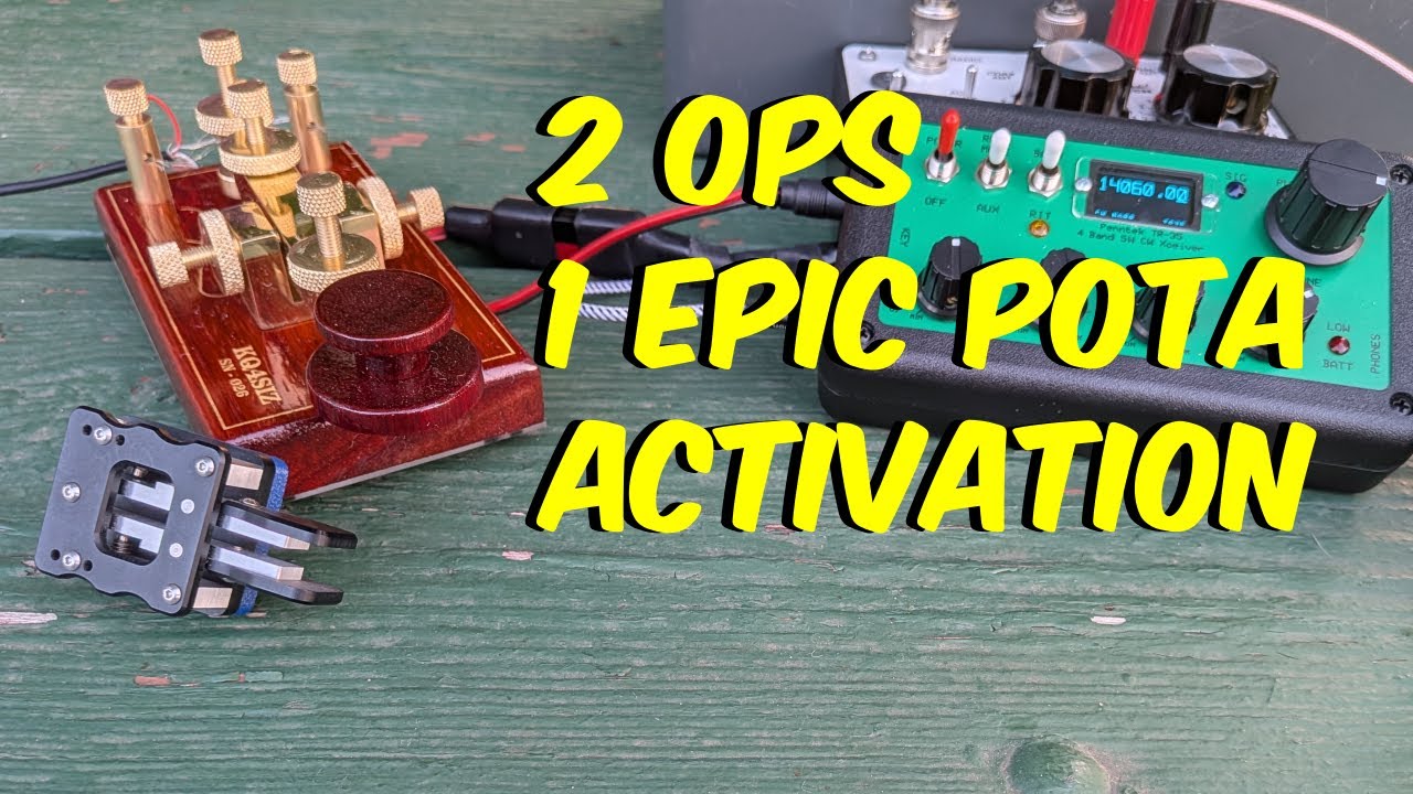 Dual Op CW QRP POTA Activation!