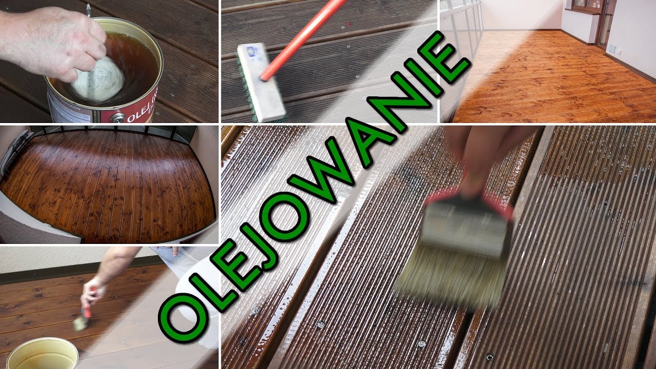 Olejowanie tarasu.
