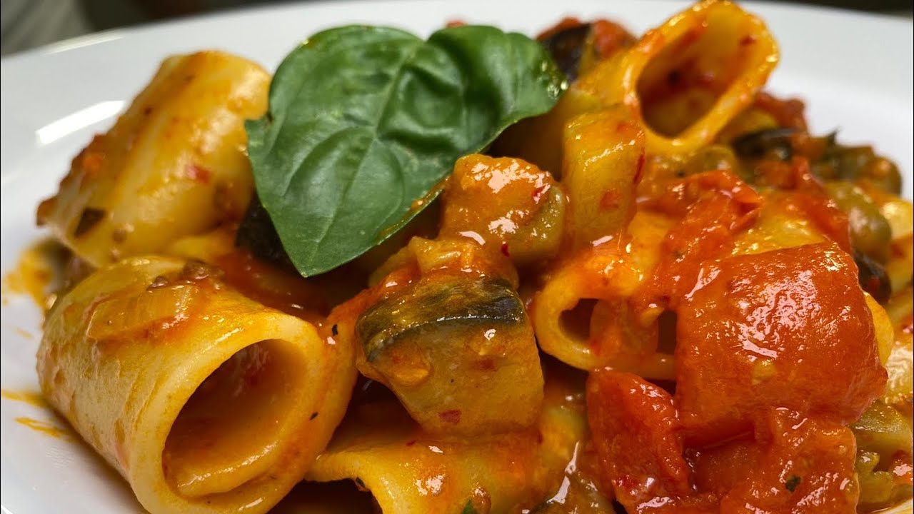 Paccheri con Melanzane e Nduja