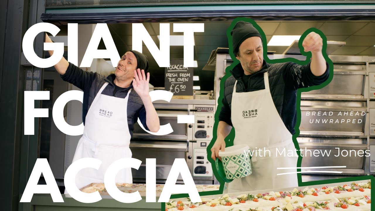 London's BIGGEST Focaccia... bake our Giant Focaccia with Matthew Jones