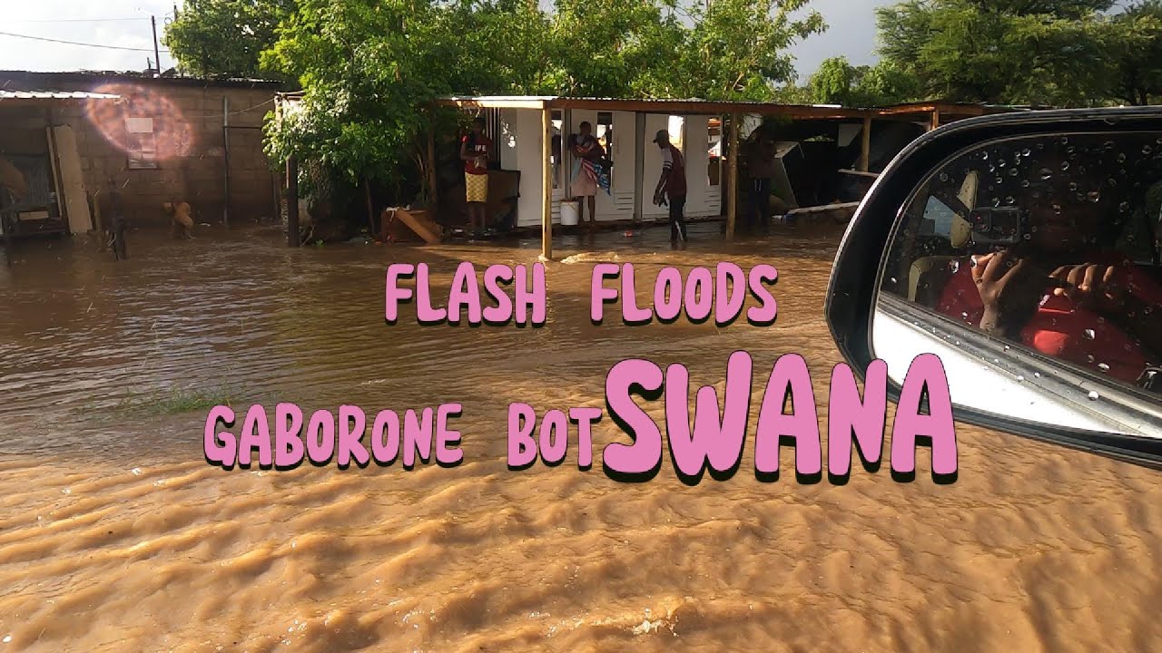 TRAPPED IN A REAL FLASH FLOOD- GABORONE BOTSWANA 🇧🇼 