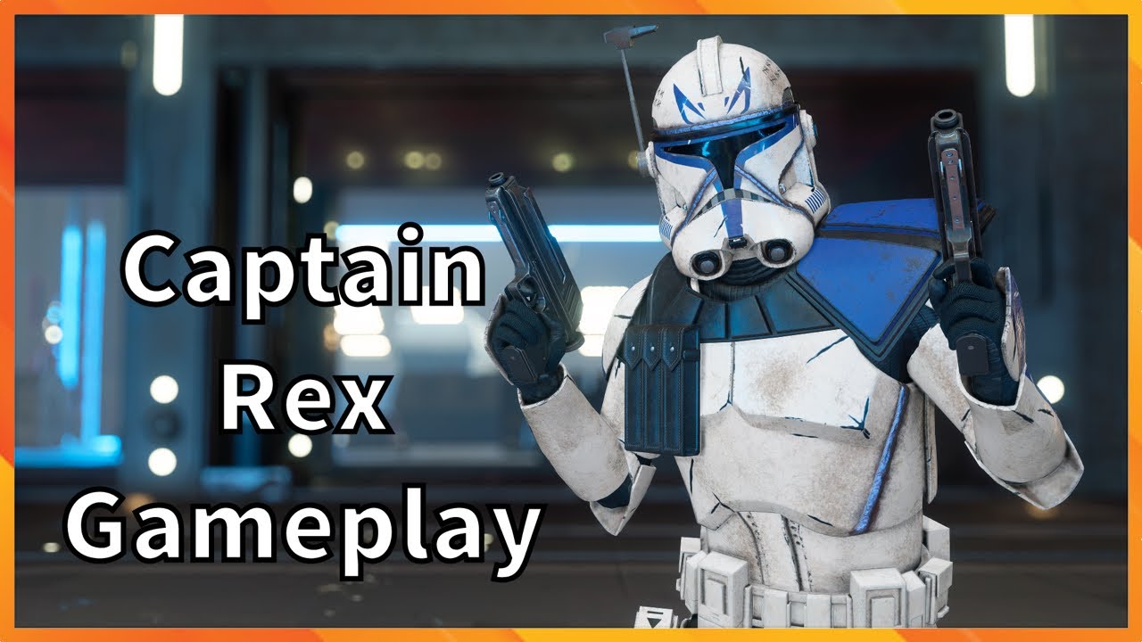 Captain Rex Gameplay Star Wars Battlefront 2