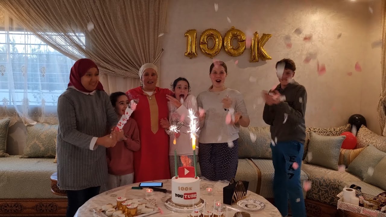 4K 💯💯💯 و أخيرا حتفلنا بمئة ألف مشترك الي وصلنا ليها بالفضل دايلكم