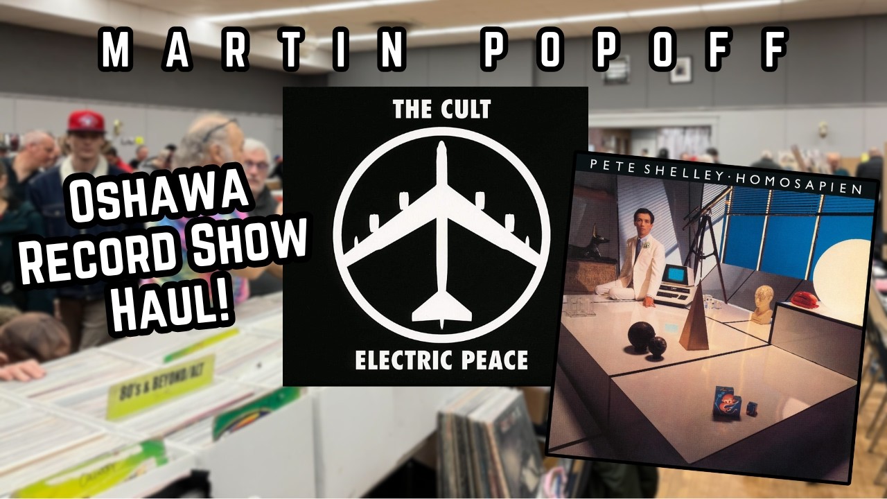 Мартин Попофф | Покупки на выставке грампластинок в Ошаве!