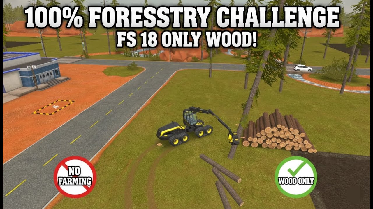 FS18 Only Forestry Challenge | Episode 01 The Journey Begins (Android, iOS)