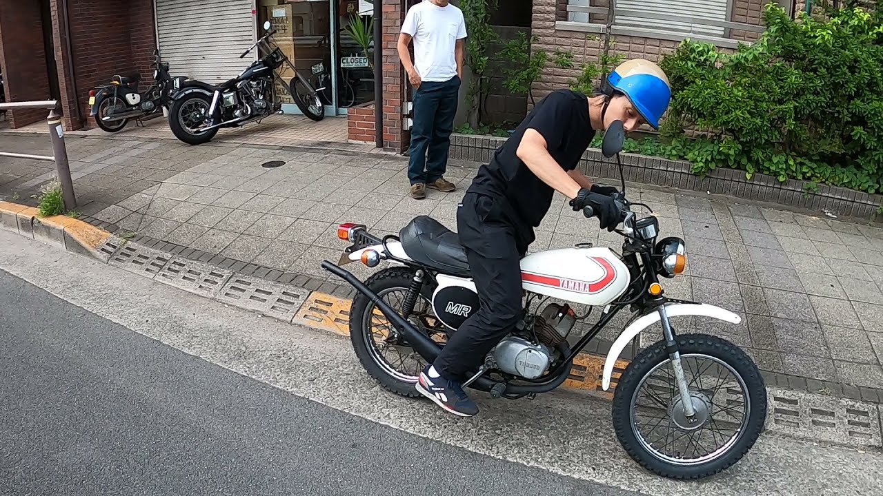 【YAMAHA MR50 ボアアップ】まじで可愛いお、ゴウさんの、、、＃２スト　＃オフロード　＃オフ車　＃ウィリー　＃かわいい　＃ヤマハ　＃GO ＃キックスタート　＃kick #start