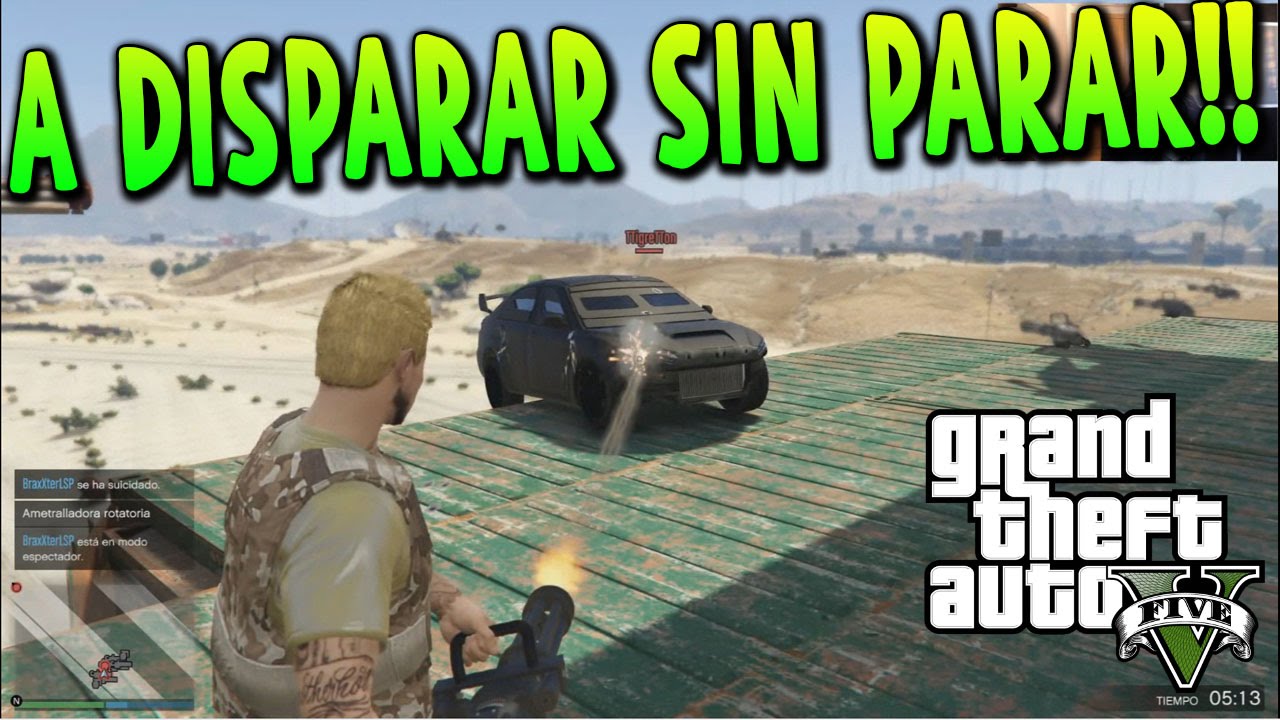 GTA V MINIGUNS VS BLINDADOS!! SOY EL PELUQUERO! A DISPARAR SIN PARAR xFaRgAnx
