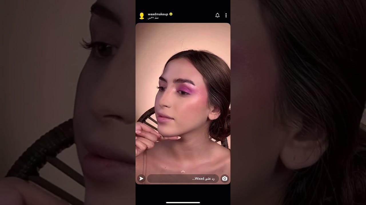 كونتور الانف مع رسم الحواجب من سناب وعد التركي  .Nose contour with eyebrows from Snape Waad Al-Turki