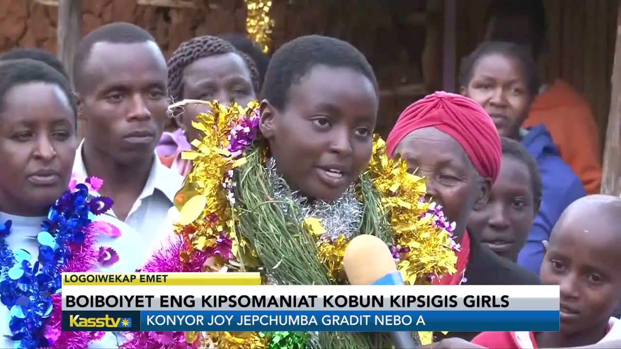 Kipsigis Girls student Joy Jepchumba shines in the recently released KCSE results.