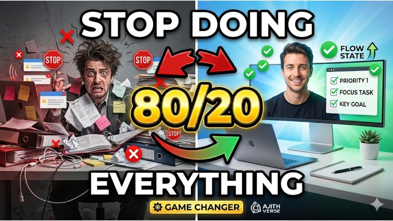 The 80/20 Rule for Productivity (Explained Simply)