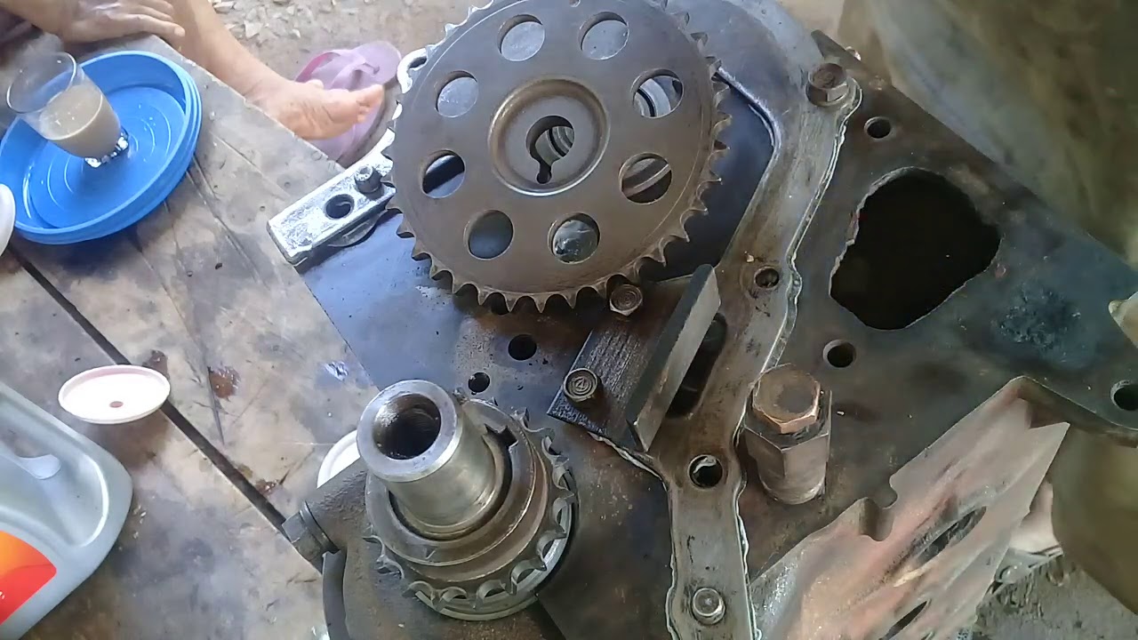 Timing mark toyota K seris (3k-7k)