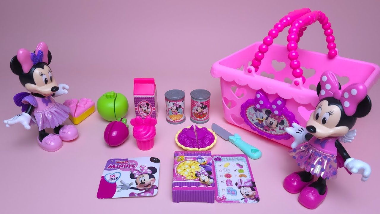 Disney Minnie Mouse Supermarket Kitchen Set Satisfying with Unboxing Compilation Toys ASMR