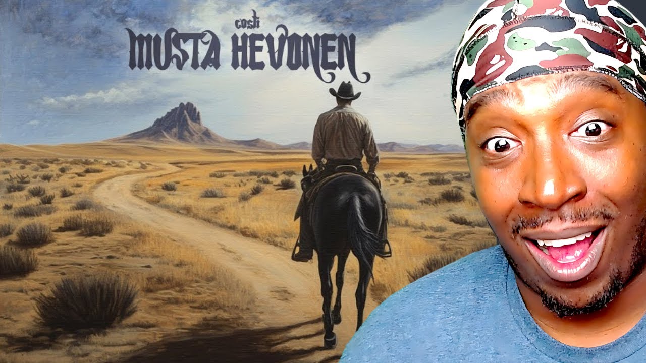 American Reacts To Costi - Musta Hevonen (Official Audio)