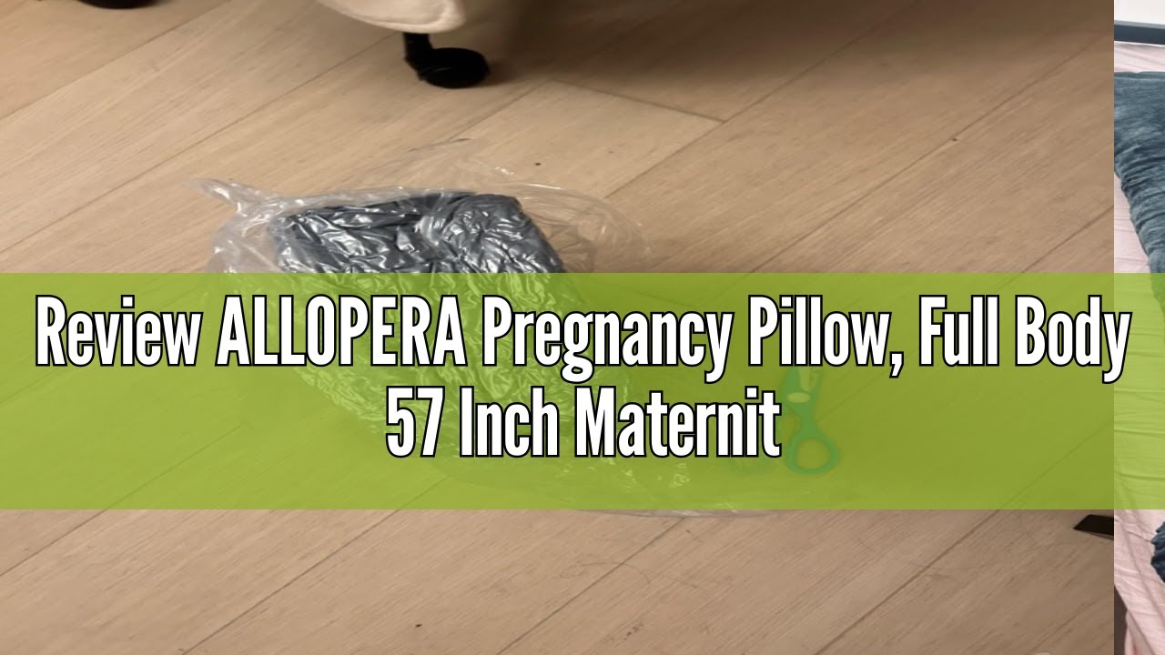 Review ALLOPERA Pregnancy Pillow, Full Body 57 Inch Maternity Pillow with Removable Washable Cover -