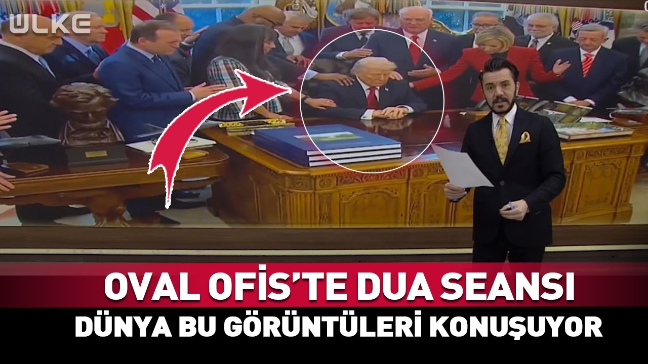 Oval Ofis'te Dua Seansı! Dünya Trump'ın Bu Görüntülerini Konuşuyor...