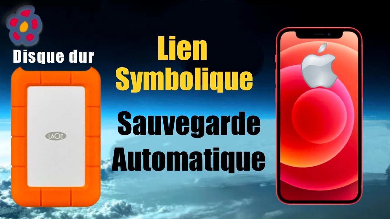 Lien Symbolique - Sauvegarder votre iPhone directement sur un disque dur externe