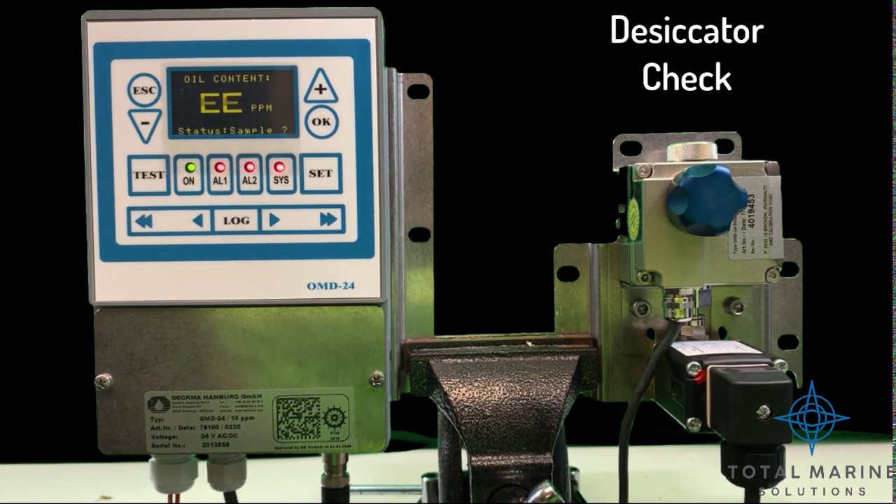 OCMO04 OMD 24 Desiccator Check
