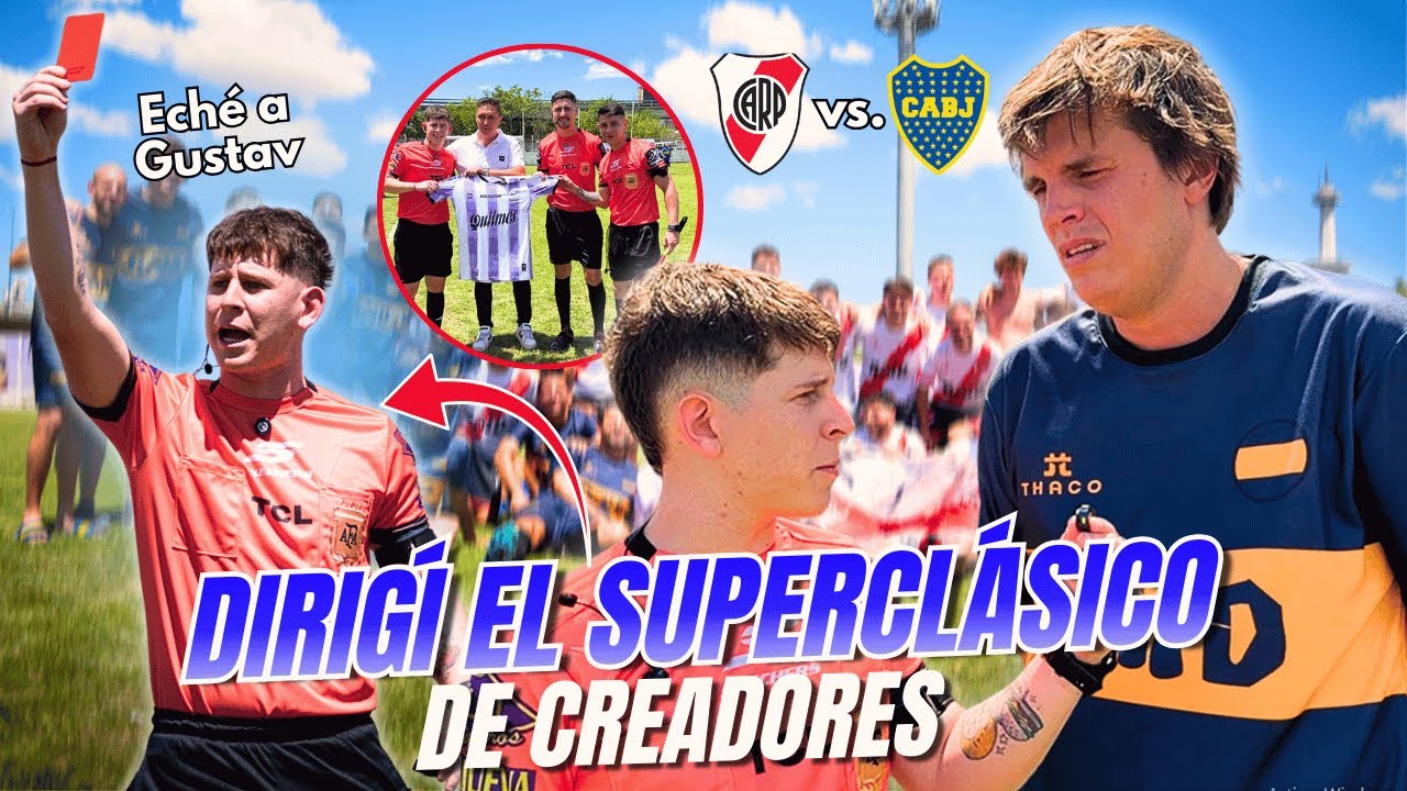 DIRIG&Iacute; EL SUPERCL&Aacute;SICO DE INFLUENCERS / RIVER VS BOCA ⚽  | @aguzakd