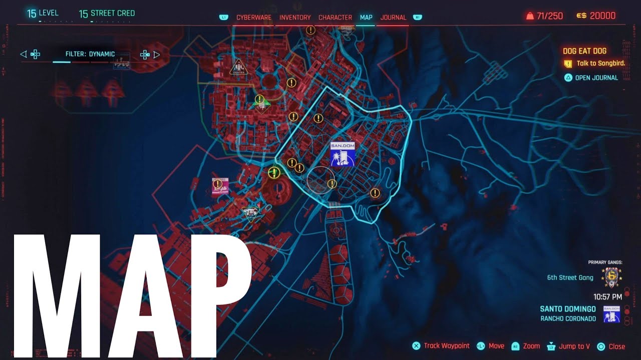 Map of Phantom Liberty DLC | Cyberpunk 2077