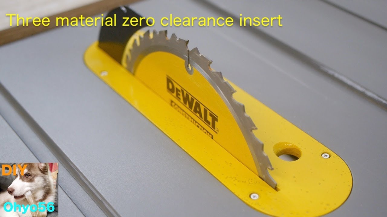zero clearance insert