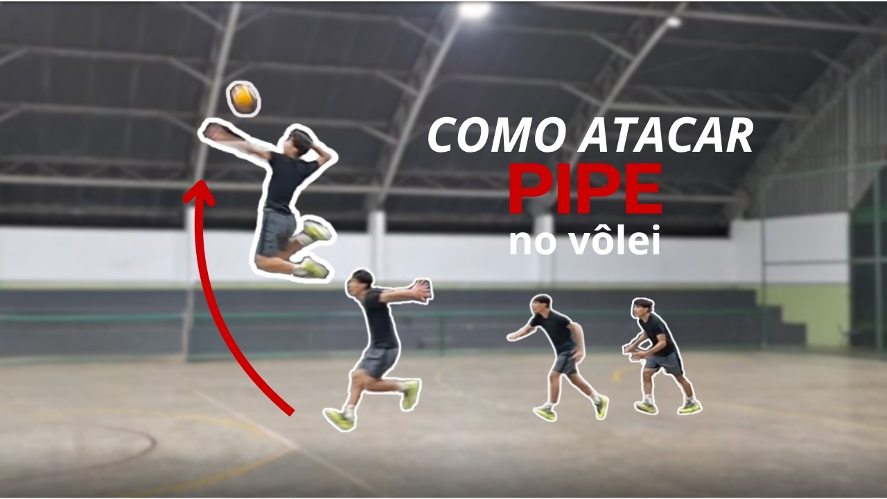Como atacar pipe no voleibol