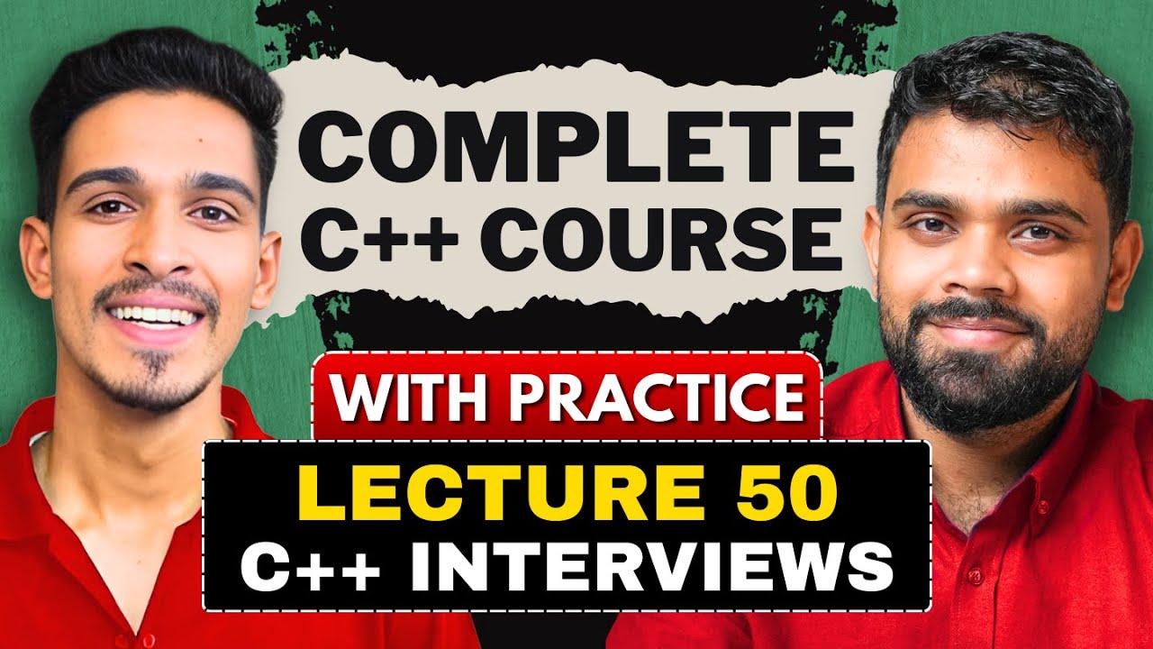 lec 50 | Вопросы для собеседования по C++ | Полный курс C++ | LearnYard