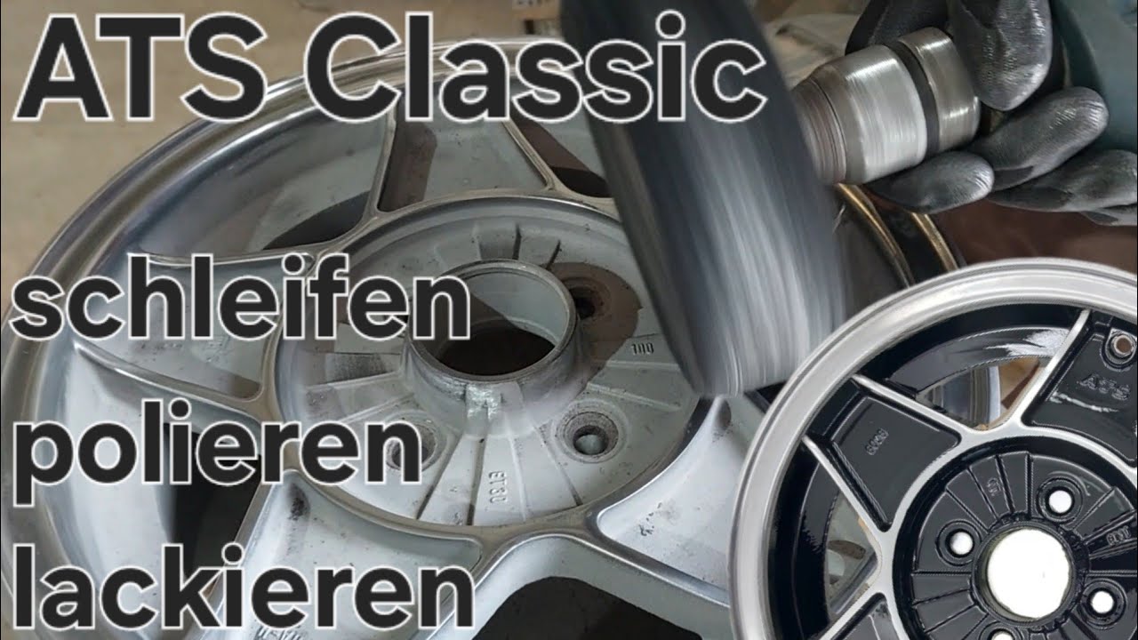 ATS Classic, schleifen, hochglanz polieren, lackieren #felgenaufbereitung #opel #manta #tuning #mare
