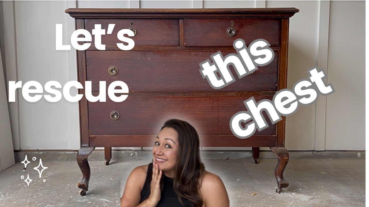 This Old Dresser Needed Lots of Repairs...and I Brought It Back to Life! | Modern Farmhouse Dresser